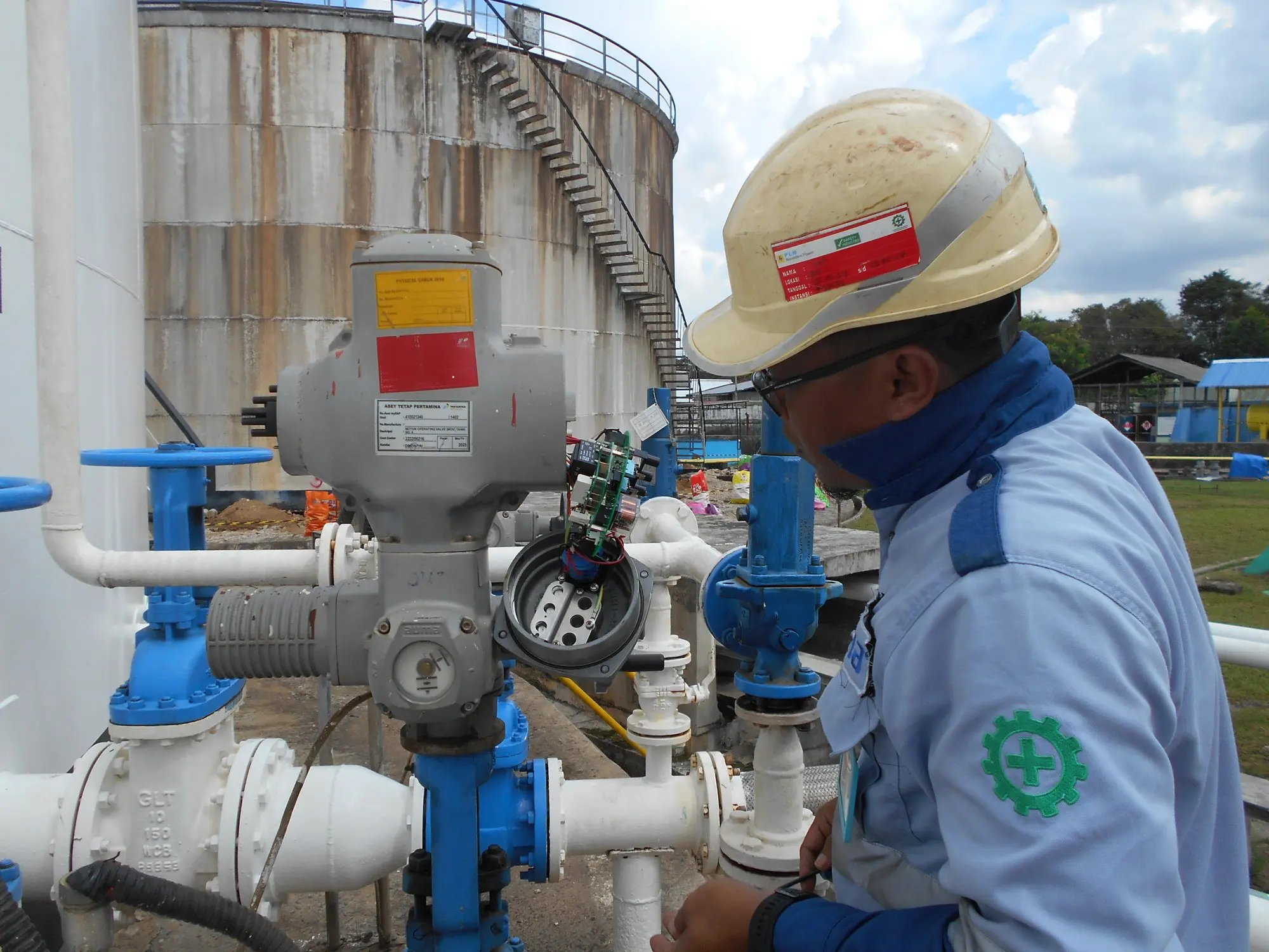 Commissioning MOV AUMA di Fuel Terminal Samarinda